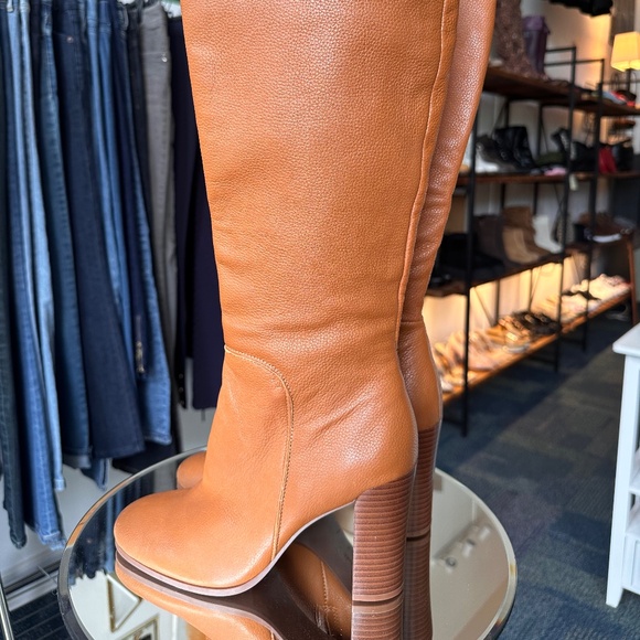 Kenneth Cole Knee High Leather Boots - Picture 1 of 5